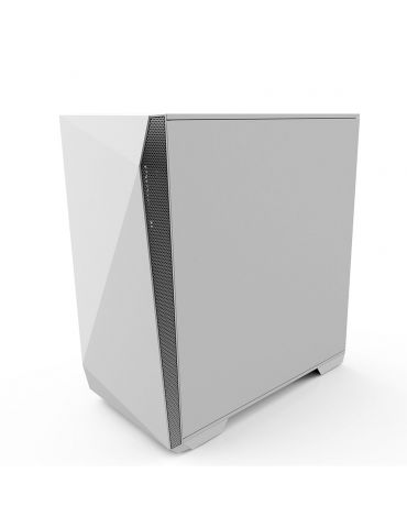 Zalman Z1 Iceberg White - mATX Mid Tower PC Case Pre-installed fan 2 x 120mm in Mini Tower Alb