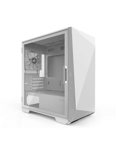 Zalman Z1 Iceberg White - mATX Mid Tower PC Case Pre-installed fan 2 x 120mm in Mini Tower Alb