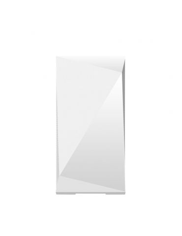 Zalman Z1 Iceberg White - mATX Mid Tower PC Case Pre-installed fan 2 x 120mm in Mini Tower Alb