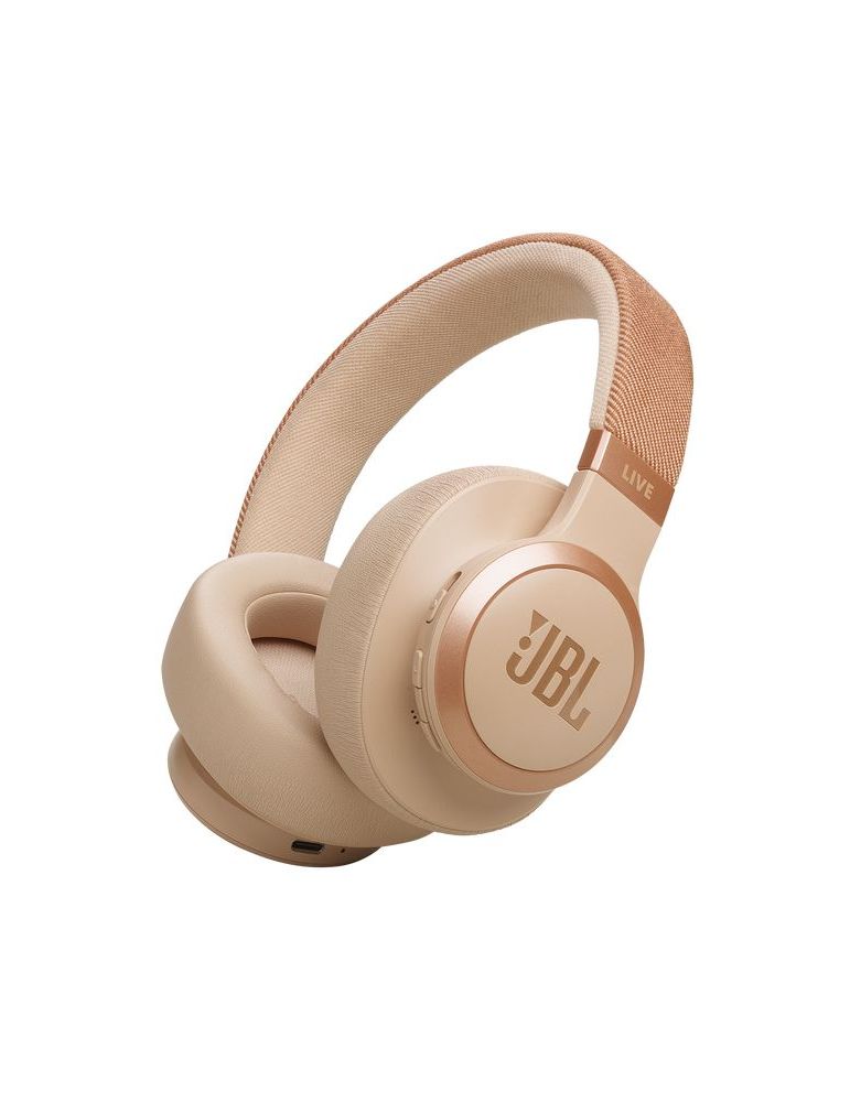 Headphones & Headsets JBL Live 770NC Căști Fără fir Bandă de fixare pe cap Apeluri/Muzică Bluetooth Nisip