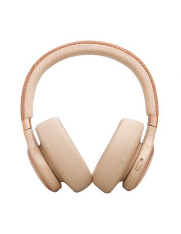 JBL Live 770NC Căști Fără fir Bandă de fixare pe cap Apeluri Muzică Bluetooth Nisip