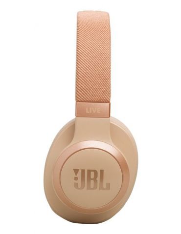 JBL Live 770NC Căști Fără fir Bandă de fixare pe cap Apeluri Muzică Bluetooth Nisip