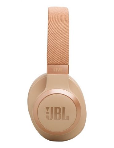 JBL Live 770NC Căști Fără fir Bandă de fixare pe cap Apeluri Muzică Bluetooth Nisip