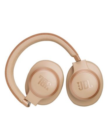 JBL Live 770NC Căști Fără fir Bandă de fixare pe cap Apeluri Muzică Bluetooth Nisip