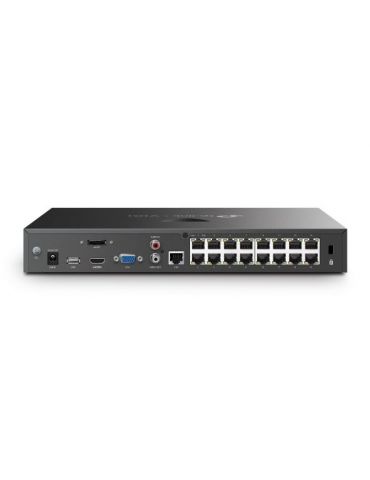 TP-Link VIGI NVR2016H-16MP sistem de înregistrare pentru camere de supraveghere (NVR) Negru