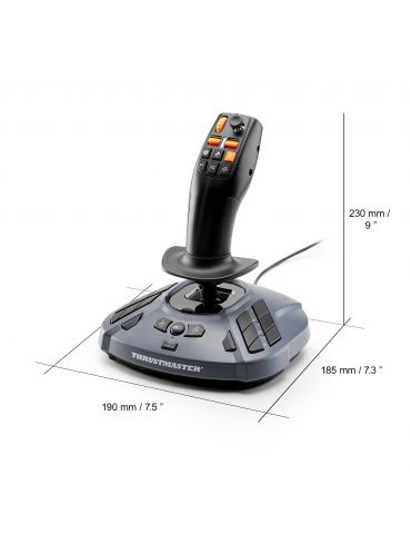 Thrustmaster SimTask FarmStick Gri USB Joystick Analog  Digital PC-ul
