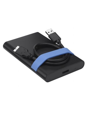 Verbatim Store'N'Go Enclosure Kit Cutie protecție HDD SSD Negru, Albastru 2.5"