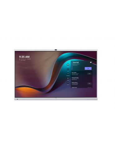 Yealink MeetingBoard Ecran plat interactiv 2,18 m (86") LED Wi-Fi 4K Ultra HD Alb Ecran tactil Procesor încorporat Android 10