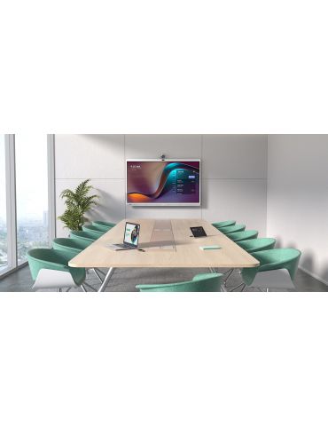 Yealink MeetingBoard Ecran plat interactiv 2,18 m (86") LED Wi-Fi 4K Ultra HD Alb Ecran tactil Procesor încorporat Android 10