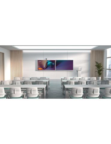 Yealink MeetingBoard Ecran plat interactiv 2,18 m (86") LED Wi-Fi 4K Ultra HD Alb Ecran tactil Procesor încorporat Android 10