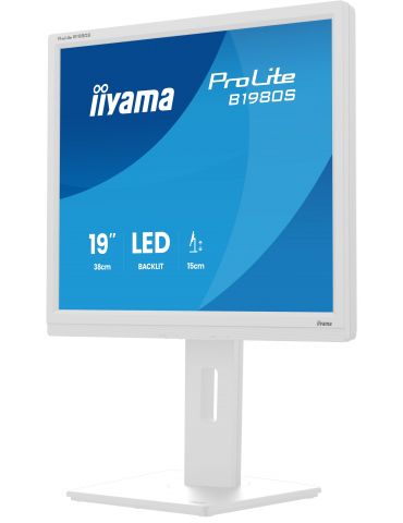 iiyama ProLite B1980S-W1 monitoare LCD 48,3 cm (19") 1280 x 1024 Pixel SVGA LED Alb
