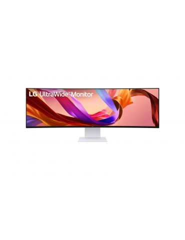 LG 49U950A-W monitoare LCD 124,5 cm (49") 5120 x 1440 Pixel Dual QHD LED Negru, Alb