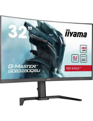 iiyama G-MASTER GCB3280QSU-B2 monitoare LCD 80 cm (31.5") 2560 x 1440 Pixel Dual QHD LED Negru - Tik.ro