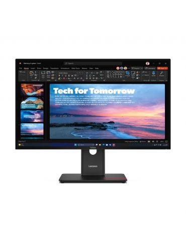 Lenovo ThinkVision T27QD-40 monitoare LCD 68,6 cm (27") 2560 x 1440 Pixel Wide Quad HD LED Negru - Tik.ro