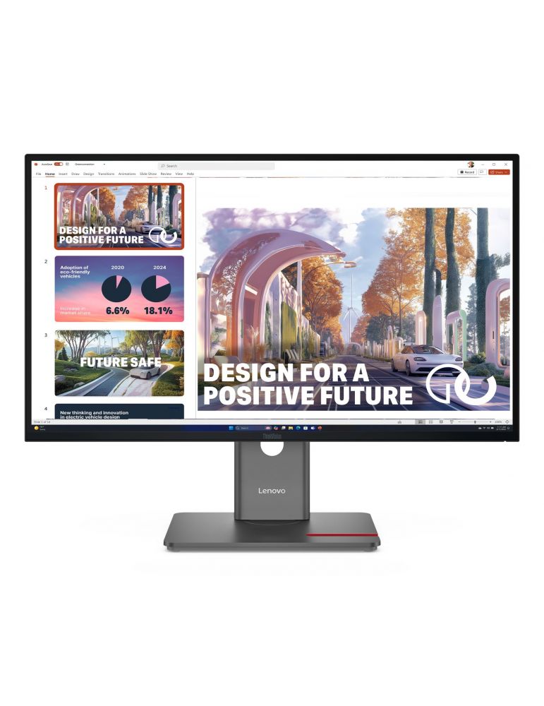 Computer Monitors Lenovo ThinkVision P27QD-40 monitoare LCD 68,6 cm (27") 2560 x 1440 Pixel Wide Quad HD LED Negru