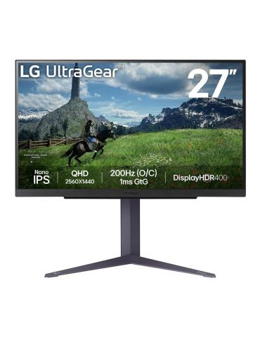 LG 27GS85Q-B monitoare LCD 68,6 cm (27") 2560 x 1440 Pixel Quad HD Negru - Tik.ro