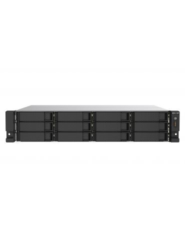 QNAP TS-1273AU-RP-8G NAS & servere de stocare a datelor Cabinet metalic (2U) Ryzen Embedded V1500B 8 Giga Bites DDR4 0 TB QNAP - Tik.ro