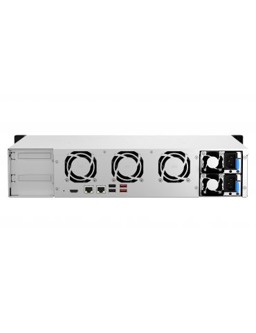 QNAP TS-864EU-RP-8G NAS & servere de stocare a datelor Cabinet metalic (2U) Intel® Celeron® N5095 8 Giga Bites DDR4 0 TB QNAP