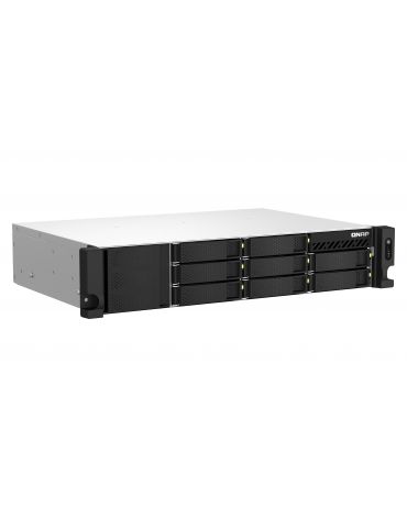 QNAP TS-864EU-RP-8G NAS & servere de stocare a datelor Cabinet metalic (2U) Intel® Celeron® N5095 8 Giga Bites DDR4 0 TB QNAP