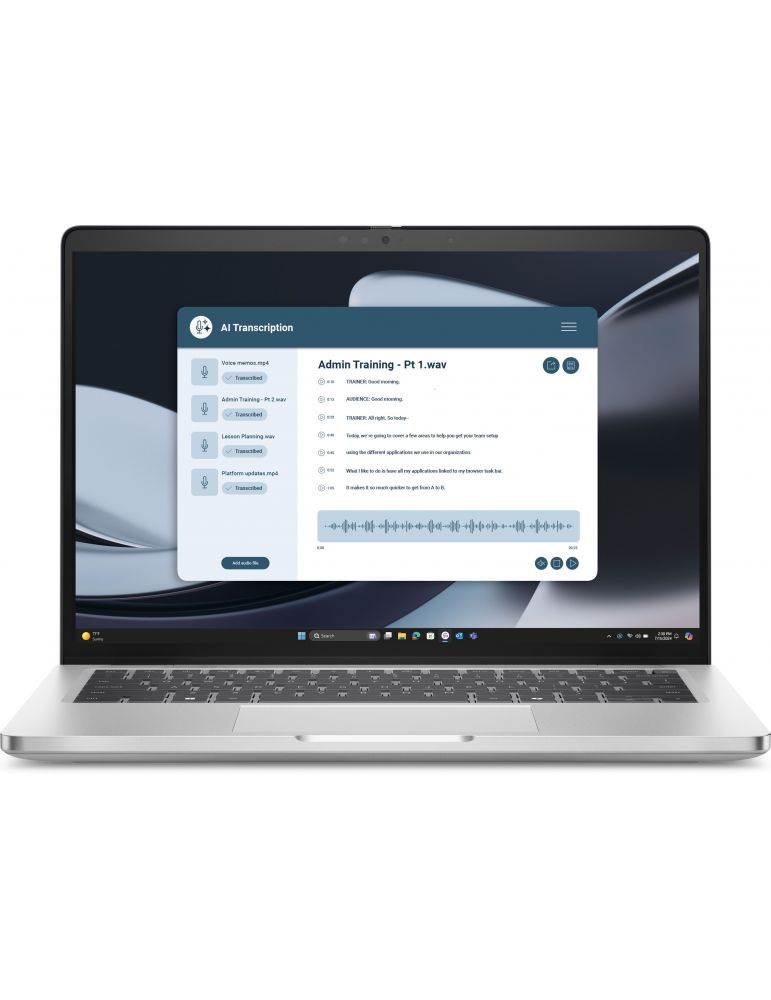 Laptops DELL Pro 14 Plus PB14255 AMD Ryzen 5 220 Laptop 35,6 cm (14") Full HD+ 16 Giga Bites LPDDR5x-SDRAM 512 Giga Bites SSD Wi-Fi 7