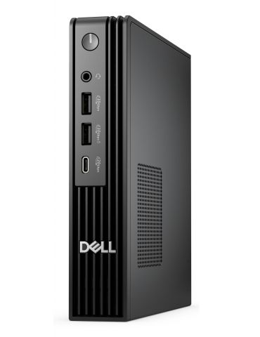 DELL Pro QBM1250 Plus Intel Core Ultra 7 265 16 Giga Bites DDR5-SDRAM 512 Giga Bites SSD Windows 11 Pro Micro PC Mini PC Negru