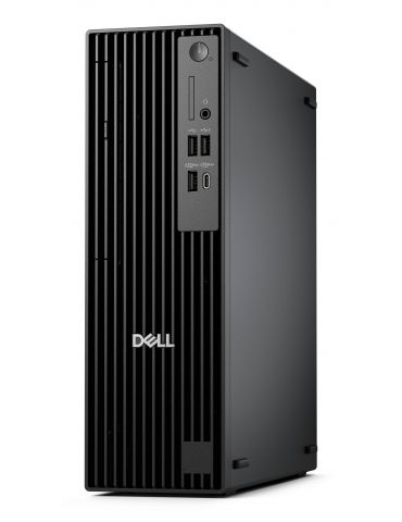 DELL Pro QBS1250 Plus Intel Core Ultra 7 265 32 Giga Bites DDR5-SDRAM 512 Giga Bites SSD Ubuntu Linux Slim PC PC-ul Negru