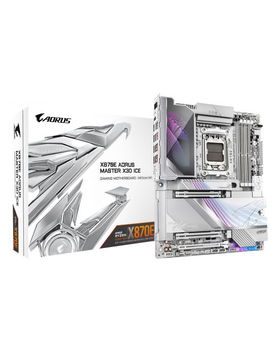 GIGABYTE X870E AORUS MASTER X3D ICE AMD X870E Mufă AM5 ATX