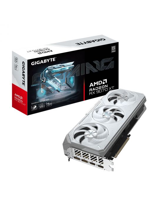 GIGABYTE Radeon RX 9070 XT GAMING OC ICE 16G AMD 16 Giga Bites GDDR6