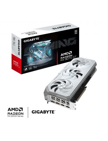GIGABYTE Radeon RX 9070 XT GAMING OC ICE 16G AMD 16 Giga Bites GDDR6