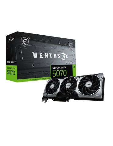 MSI VENTUS GeForce RTX 5070 12G 3X OC NVIDIA 12 Giga Bites GDDR7 - Tik.ro
