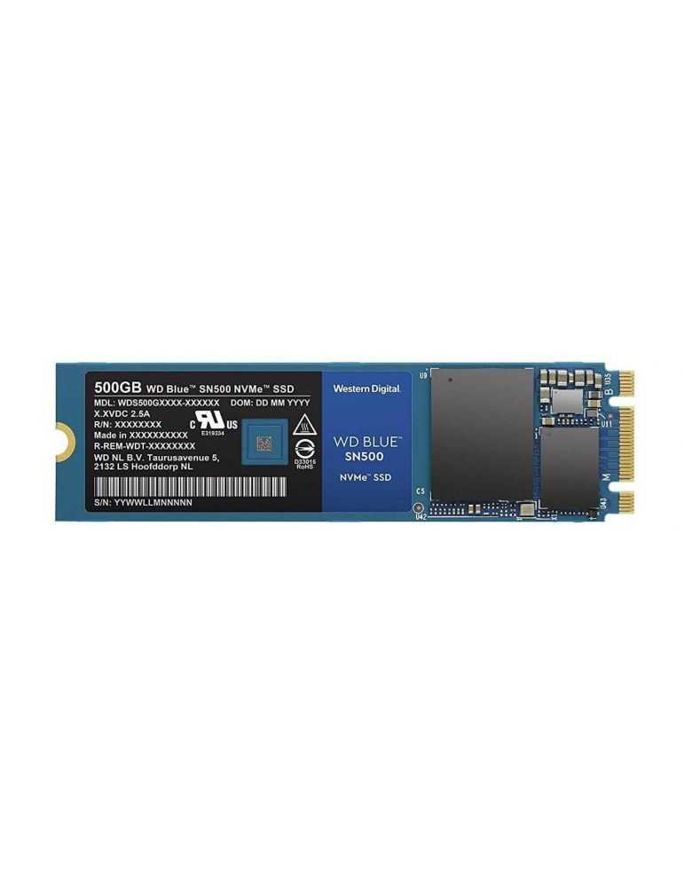Ssd wd 500gb blue sn500 m.2 2280 pci express r/w