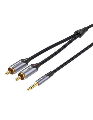 Cablu audio 2xRCA la 3,5 mm... - Tik.ro