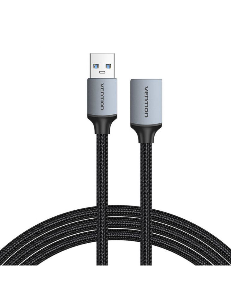 Cablu USB-A 3.0 A Masculin către Feminin Vention CBLHI 3m negru