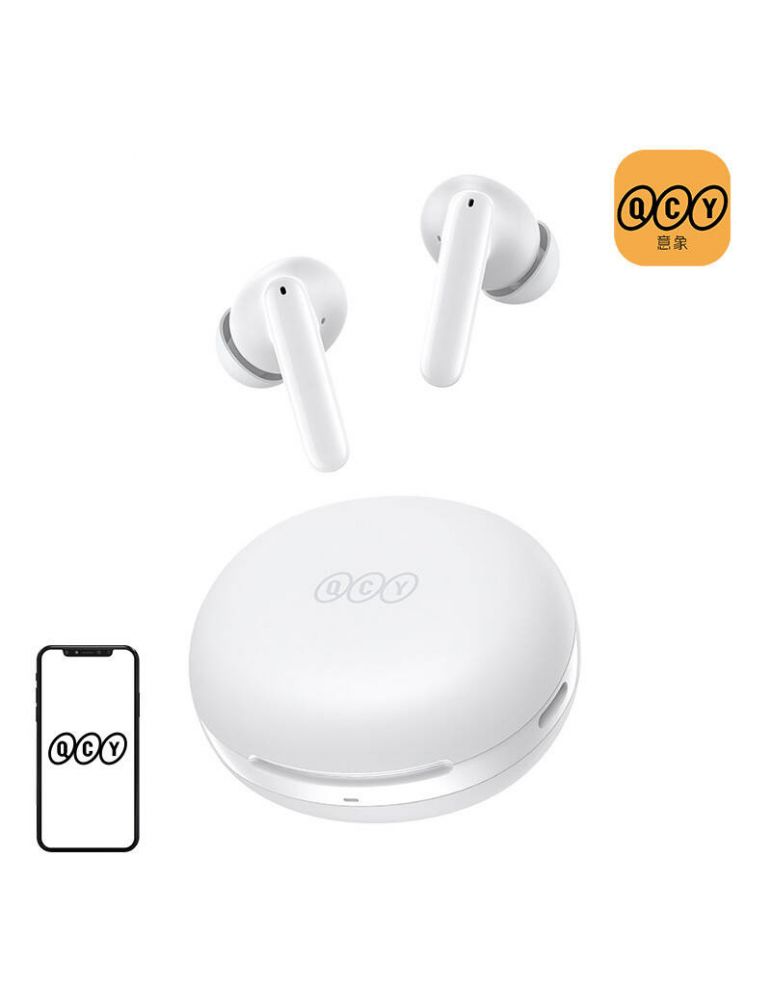 Headphones & Headsets Căști QCY T13 ANC2 Earbuds (alb)