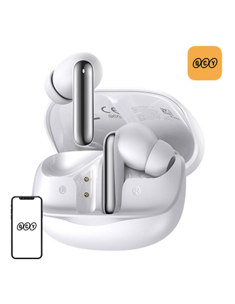 Headphones & Headsets TWS QCY MeloBuds HT12 Căști (alb)