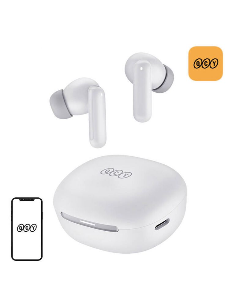 Headphones & Headsets TWS QCY MeloBuds HT16 Căști (alb)