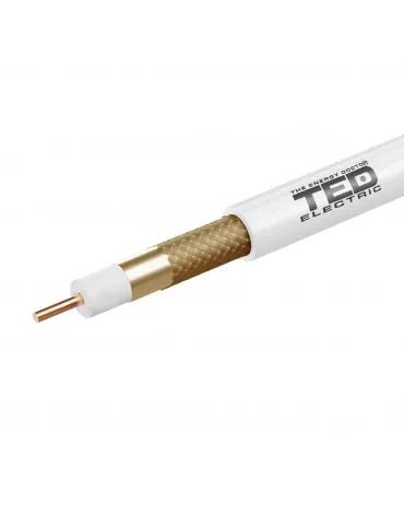 Cablu coaxial RG6 CU Tresa... - Tik.ro