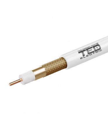 Cablu coaxial RG6 CU Tresa... - Tik.ro