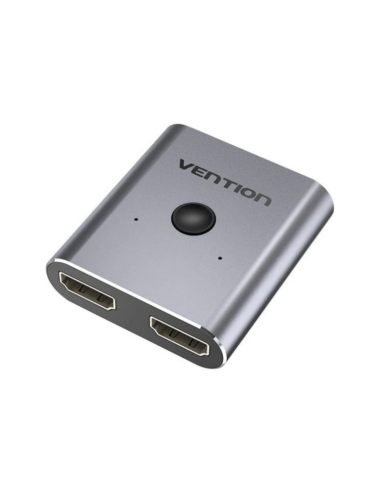 SWITCH video Vention, HDMI(M) la 2 x HDMI(M), bi-directional, rezolutie 4K la 60Hz, aluminiu, gri, "AFUH0" - 6922794743731