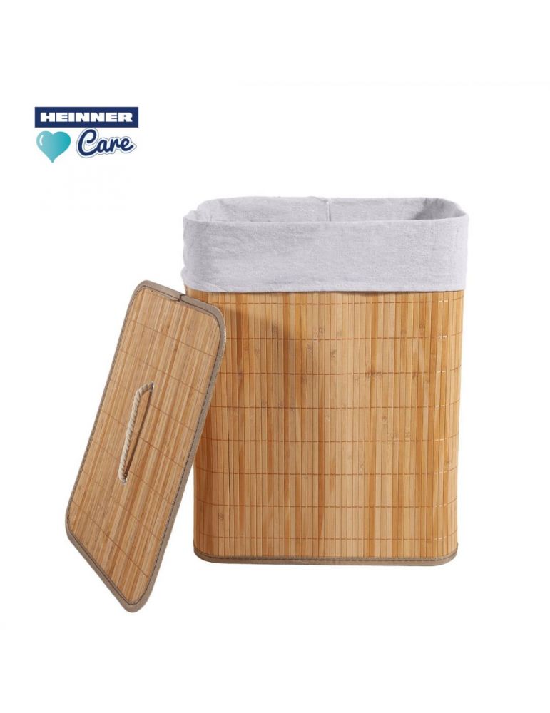 Laundry Baskets COS DE RUFE DREPTUNGHIULAR DIN BAMBUS, 40x30x60 CM, 70 L
