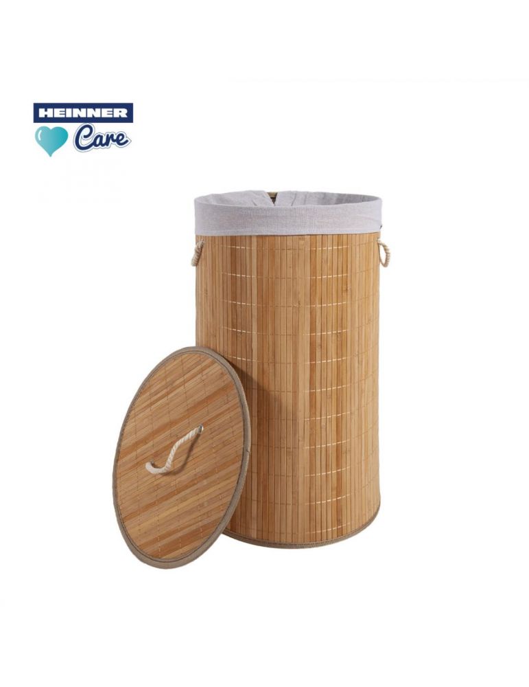 Laundry Baskets COS DE RUFE ROTUND DIN BAMBUS, 35x60 CM, 55 L