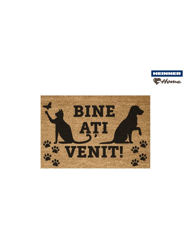 COVORAS INTRARE ANTIDERAPANT 60X40 CM, PAWS, HEINNER HOME