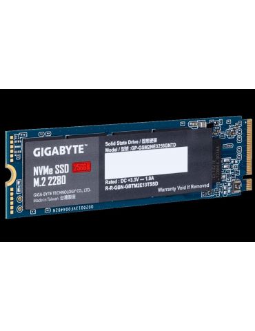 SSD Gigabyte, 256GB, PCI Express 3.0 x4, M.2 Gigabyte - 1 - Tik.ro