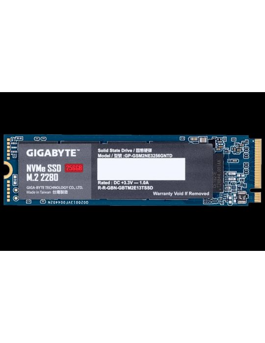 SSD Gigabyte, 256GB, PCI Express 3.0 x4, M.2 Gigabyte - 1