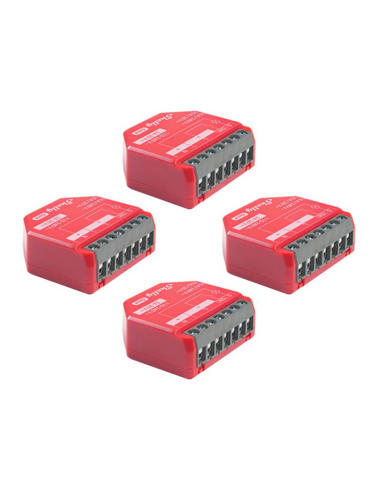 Set de 4 controlere Zigbee/Matter Shelly 1 PM Gen4