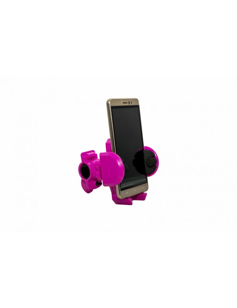 Suport de telefon serioux pentru bicicleta roz