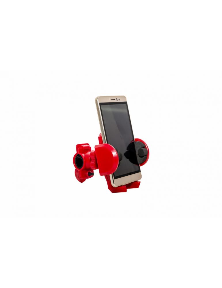 Suport de telefon serioux pentru bicicleta rosu