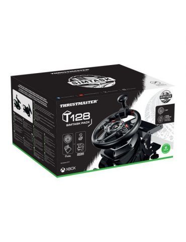 Thrustmaster T128 Negru USB Volan + Pedale Analog PC-ul, Xbox One, Xbox Series S, Xbox Series X