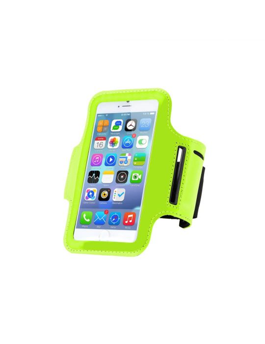 Armband serioux pentru smartphone dimensiuni maxime 8x14cm culoare verde lime Serioux - 1