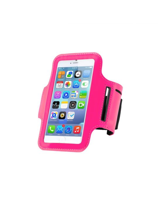 Armband serioux pentru smartphone dimensiuni maxime 8x14cm culoare roz Serioux - 1